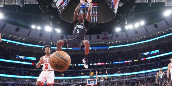 坎宁安18+9+13杜伦26+13 活塞擒公牛5连胜