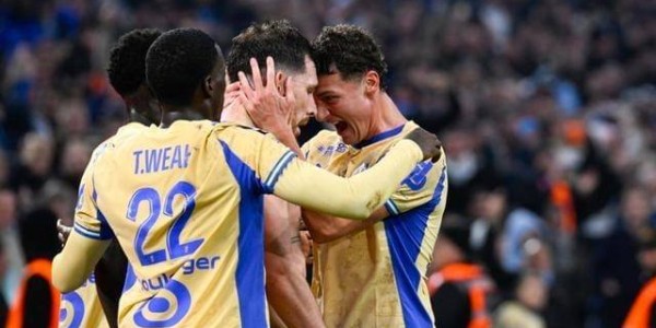 法甲最新积分战报：马赛被绝平，巴黎爆大冷，欧塞尔9场不胜