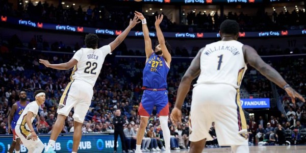 穆雷35分沃特森31+7+5 掘金险胜鹈鹕