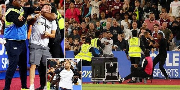 邮报：西汉姆球迷惨败切尔西时冲场宣泄不满，许多球迷提前离场