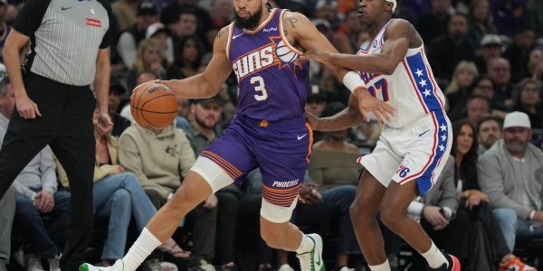 恩比德33+9马克西29+9+6 狄龙空砍28分76人客胜太阳