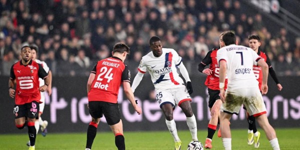 法甲争冠进入白热化：巴黎圣日耳曼七连胜终结，雷恩主场3-1爆冷取胜