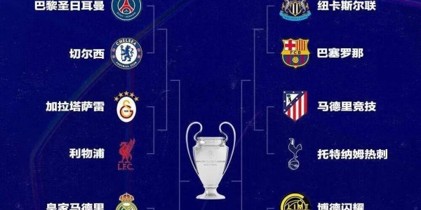 欧冠八分之一决赛最被低估的一组对决：实力相近但精彩无限的爆炸之战