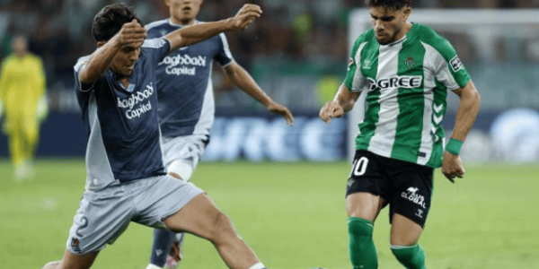 西甲第5轮：皇家贝蒂斯3-1击败皇家社会，局势大不同