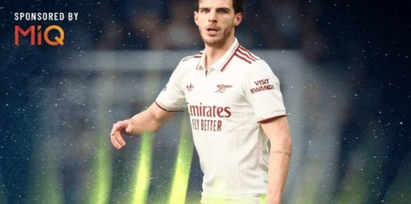 阿森纳赖斯荣获英超最佳球员，阿尔特塔获最佳主帅称号。