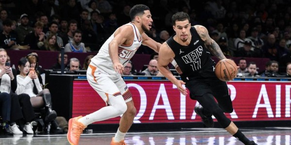 小波特23分布克24分狄龙27+5 篮网不敌太阳