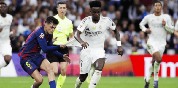 姆巴佩点球被扑出，皇家马德里2-1战胜巴塞罗那，稳坐西甲积分榜首位