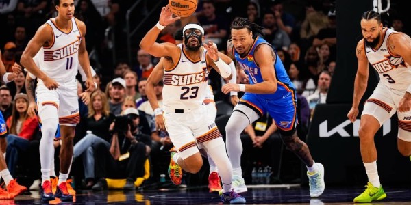 杰伦威廉姆斯28分 雷霆7人得分上双胜太阳