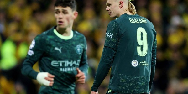 欧冠1-3大冷门，曼城输球输人，遭挪威第8掀翻，无缘2连胜